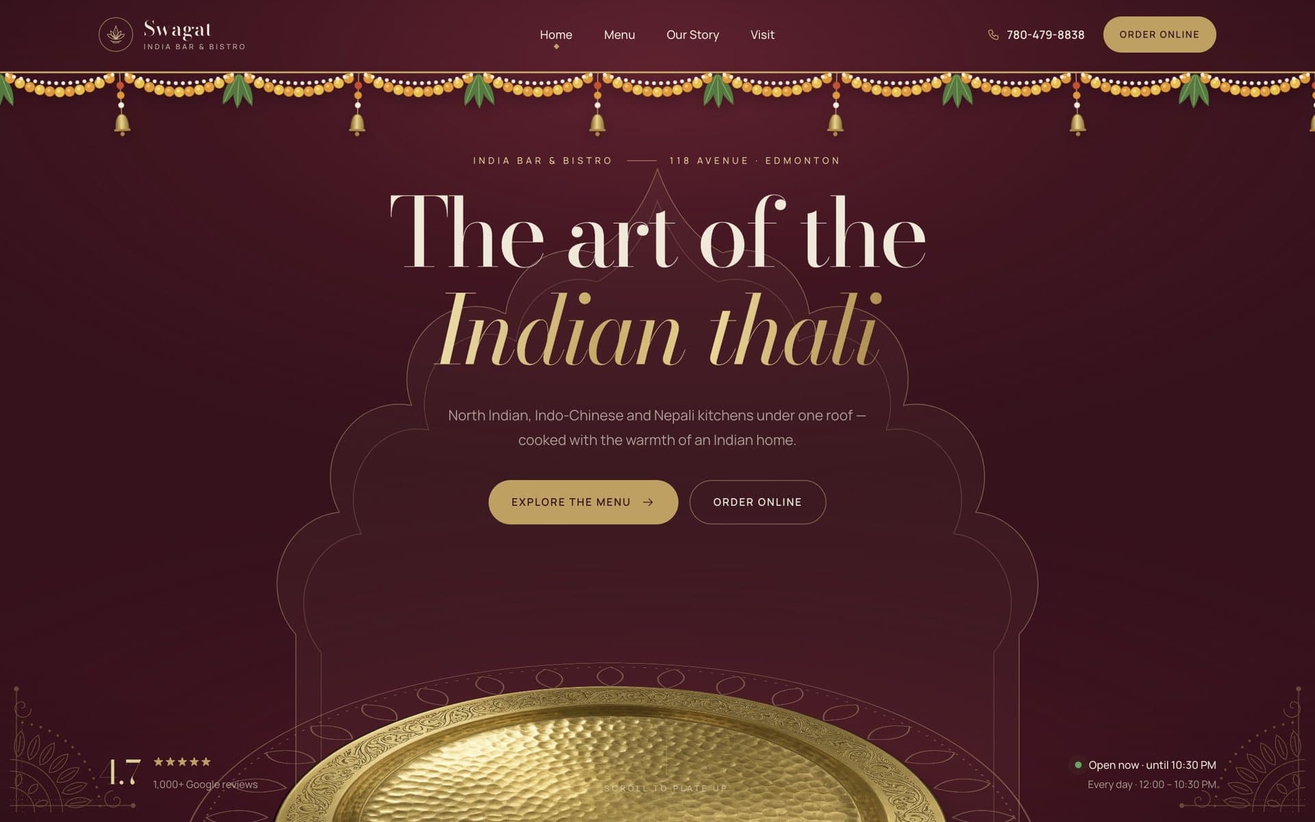 Swagat India Bar & Bistro project by TrueCraft
